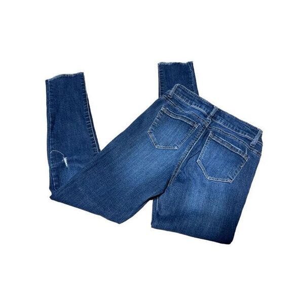 1822 Denim Distressed Skinny Ankle Jeans Size 26 - Picture 1 of 5